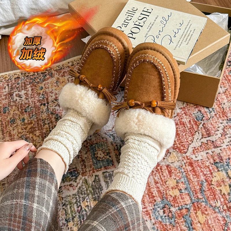 CRLAYDK Women's Warm Comfy House Moccasins Faux Fur Lined Anti Skid Winter Slides Ladies Indoor Outdoor Walking Shoes
CRLAYDK Women's Warm Comfy House Moccasins Faux Fur Lined Anti Skid Winter Slides Ladies Indoor Outdoor Walking Shoes