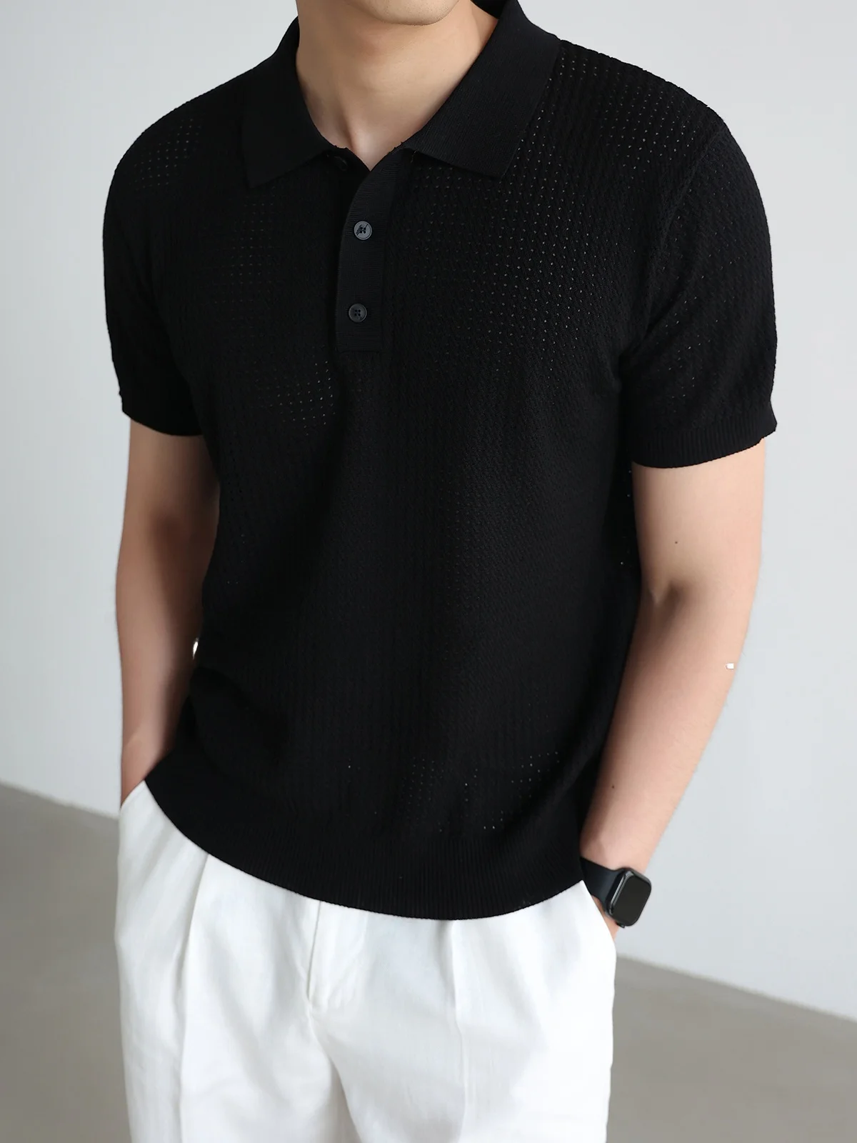 Breathable Mesh Shirt Men's Casual Short Sleeve T-Shirt Business Leisure Lenzing Lyocell Fiber Cool Sensation Summer
Breathable Mesh Shirt Men's Casual Short Sleeve T-Shirt Business Leisure Lenzing Lyocell Fiber Cool Sensation Summer