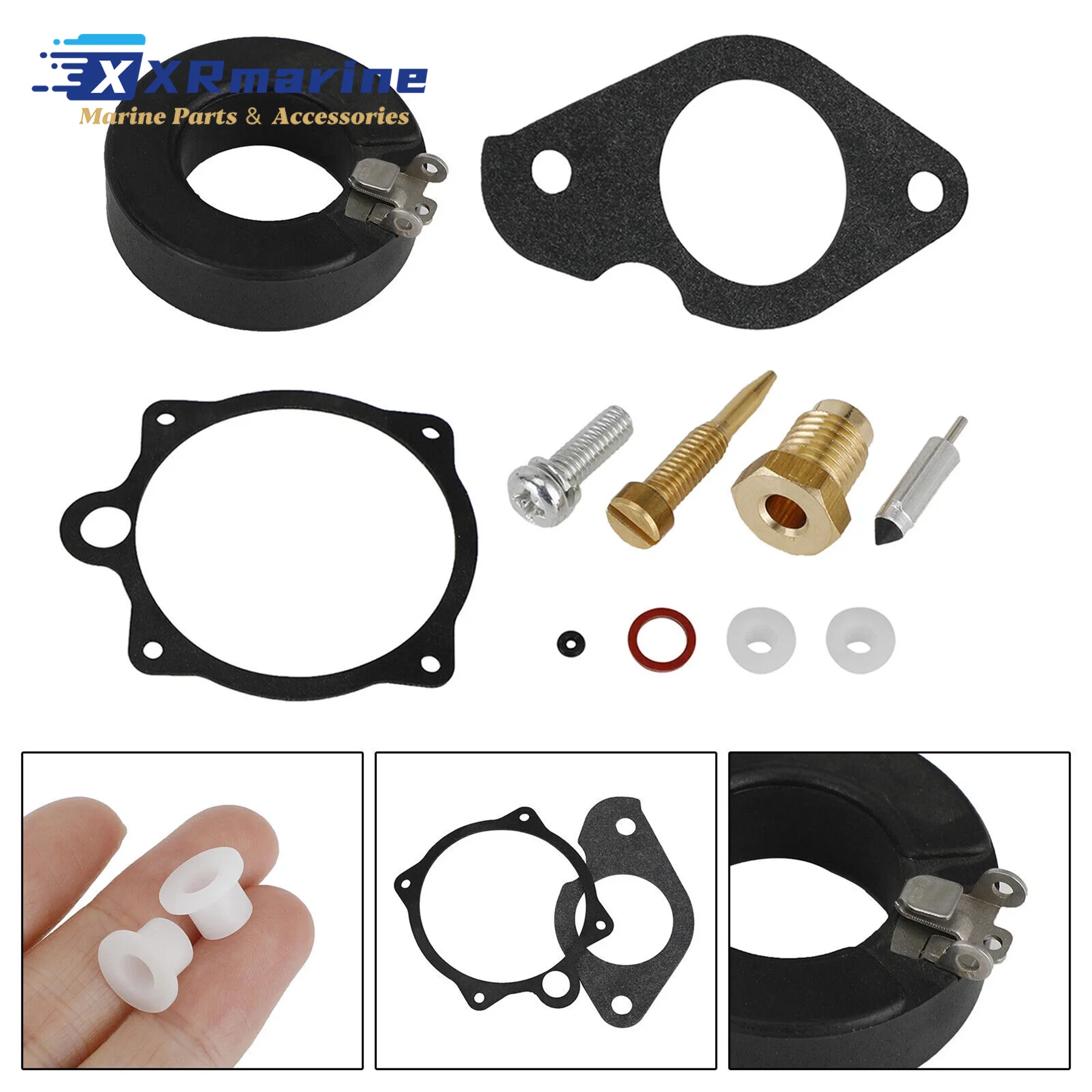 689-W0093 Carburetor Rebuild Kit Compatible with Yamaha Marine Outboard 20 25 30 HP 20C 25D 30A Motors 689-W0093-00 689-W0093-01
689-W0093 Carburetor Rebuild Kit Compatible with Yamaha Marine Outboard 20 25 30 HP 20C 25D 30A Motors 689-W0093-00 689-W0093-01
