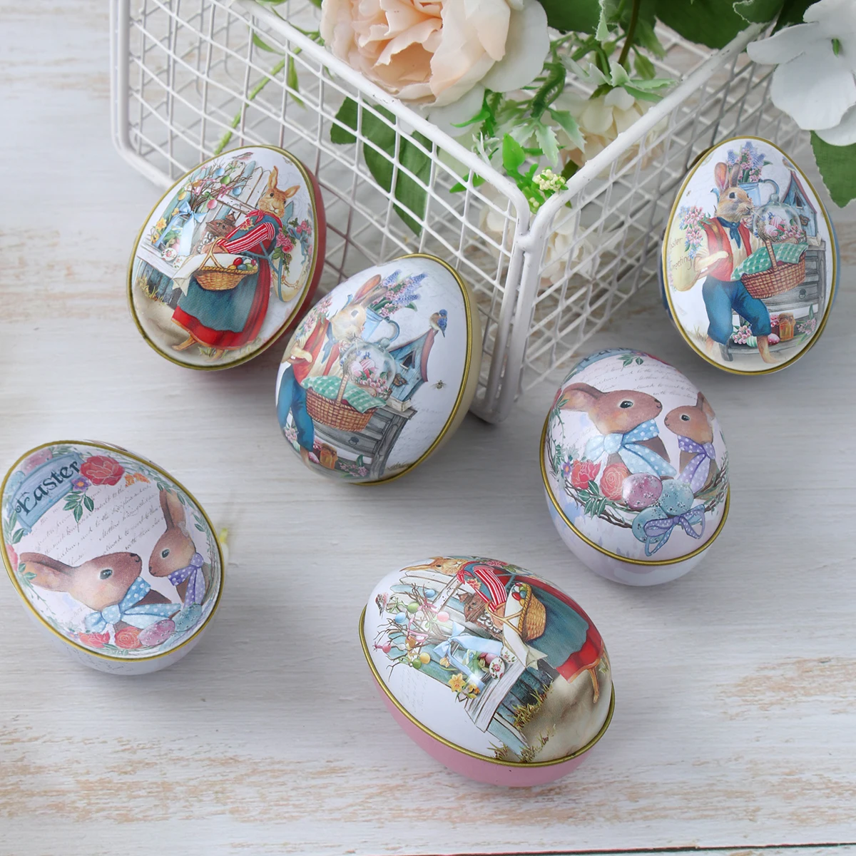 Easter Tin Box Candy Storage Holder Metal Easter Eggs Easter Egg Tea Tin Fillable Easter Eggs Bunny Decor Easter Decor Candy Jar
Easter Tin Box Candy Storage Holder Metal Easter Eggs Easter Egg Tea Tin Fillable Easter Eggs Bunny Decor Easter Decor Candy Jar
