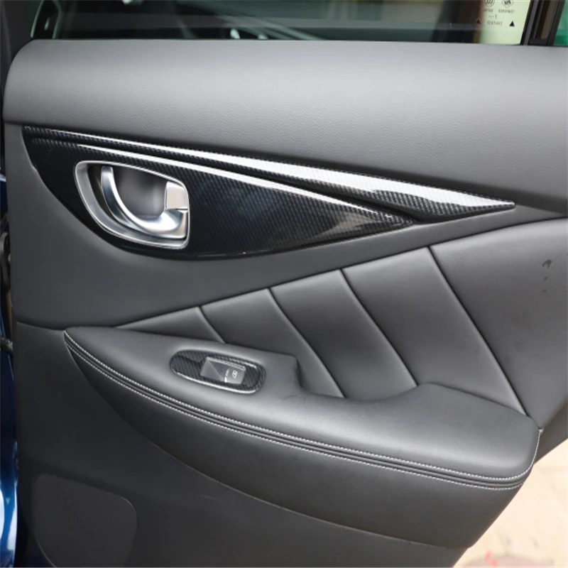 Suitable for 2014-2019 Infiniti Q50/Q50L interior modification inner door handle panel mahogany carbon fiber accessory
Suitable for 2014-2019 Infiniti Q50/Q50L interior modification inner door handle panel mahogany carbon fiber accessory