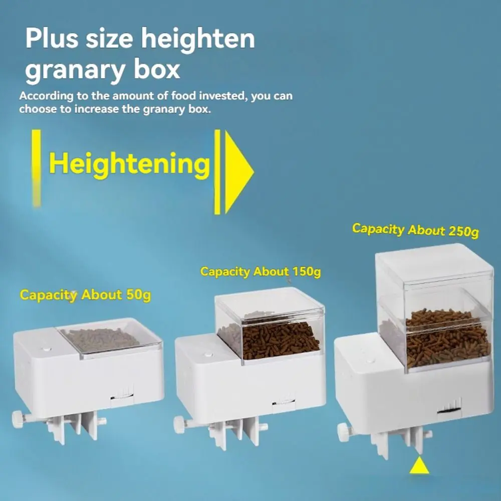 Intelligent Timing Automatic Fish Tank Feeder Dual Anti Blocking Silent Operation Electric Fish Feeder Moisture-proof
Intelligent Timing Automatic Fish Tank Feeder Dual Anti Blocking Silent Operation Electric Fish Feeder Moisture-proof