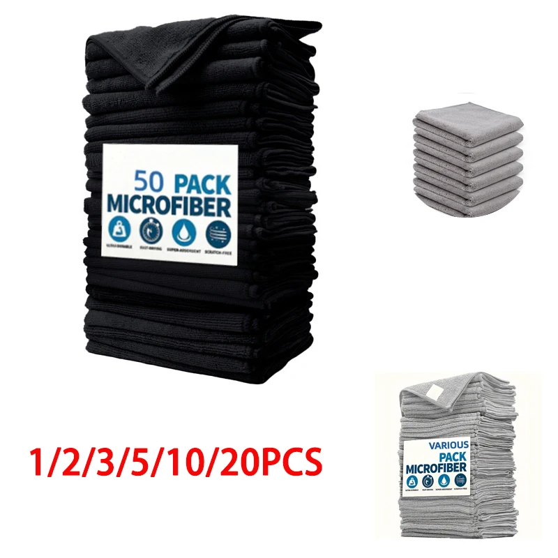 1/2/5/10pcs Microfiber Kitchen Cloth Dish Towels Super Absorbent Black Gray Blue Dishtowels Nonstick Oil Washable Fast Drying
1/2/5/10pcs Microfiber Kitchen Cloth Dish Towels Super Absorbent Black Gray Blue Dishtowels Nonstick Oil Washable Fast Drying