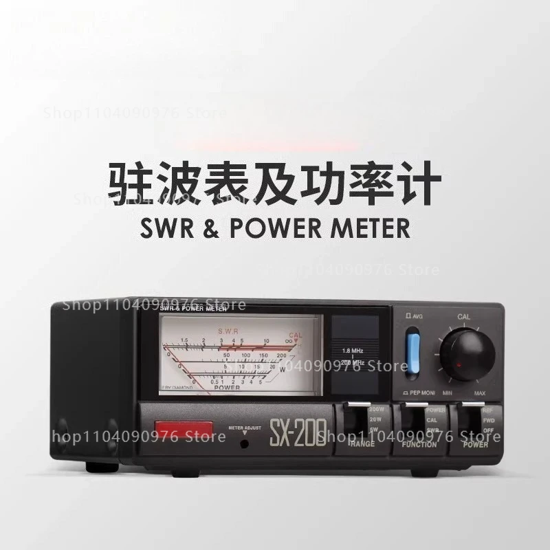 SX-200 Standing Wave Meter Power Meter SX200 High Precision 1.8-200 MHz HF VHF
SX-200 Standing Wave Meter Power Meter SX200 High Precision 1.8-200 MHz HF VHF