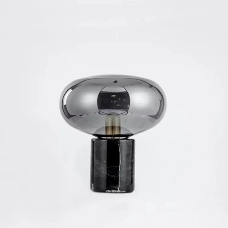 Luxury black marble base glass cover desk lamp modern creative bedside desk lamp Nordic bedroom decoration reading lamp
Luxury black marble base glass cover desk lamp modern creative bedside desk lamp Nordic bedroom decoration reading lamp