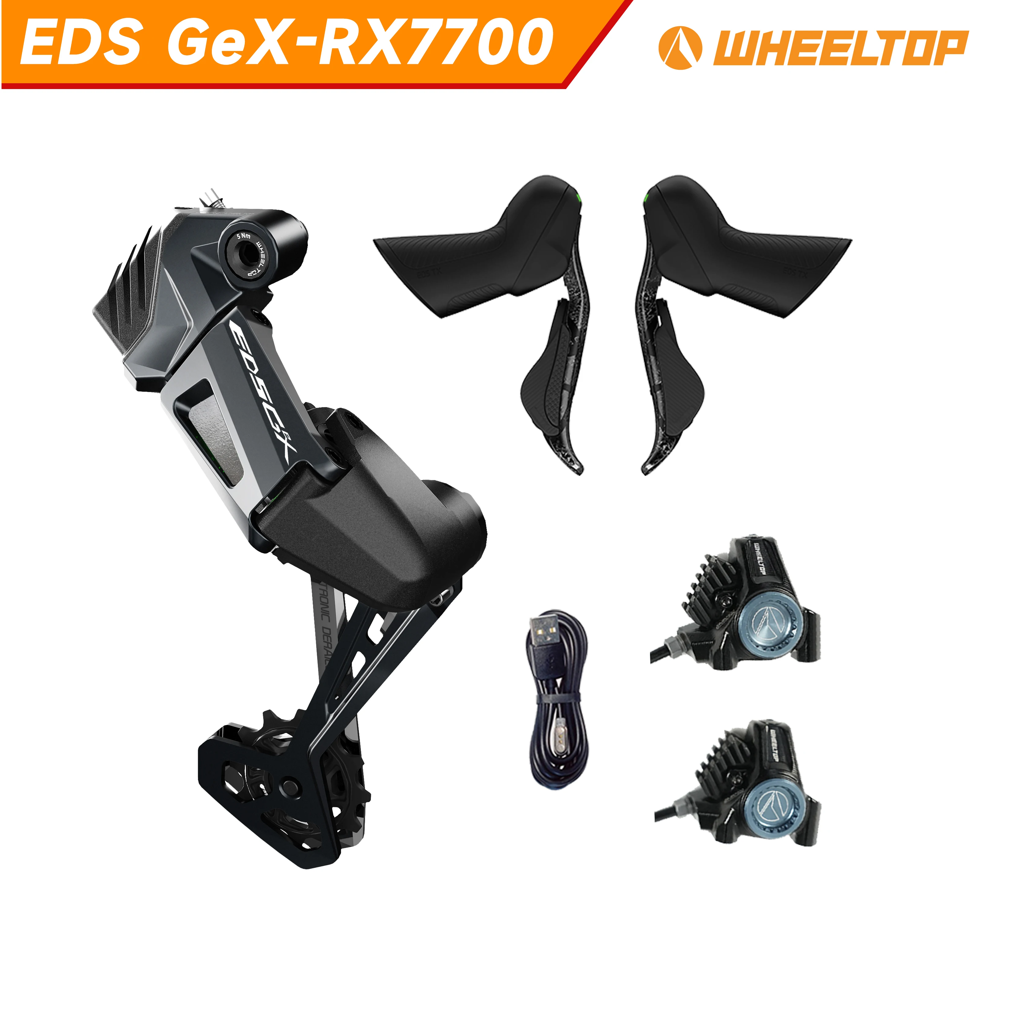 WHEELTOP EDS GEX RX7700 7-14 speed GuaChe Carbon Fiber Gear Shifter Kit Hydraulic Disc Brake App Custom Speed
WHEELTOP EDS GEX RX7700 7-14 speed GuaChe Carbon Fiber Gear Shifter Kit Hydraulic Disc Brake App Custom Speed