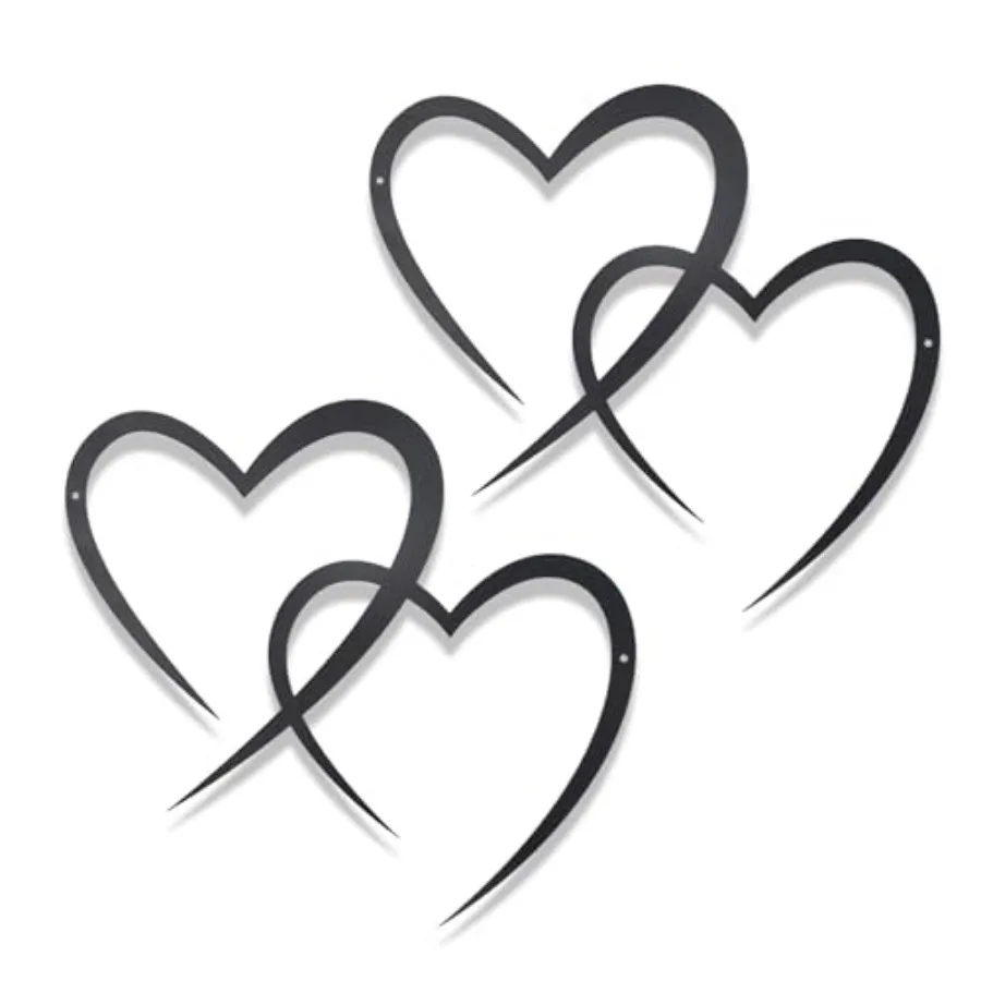 Infinity Heart Metal Wall Decor, Infinity Heart Wall Decor for Room Living, Wedding Decor Black, style3
Infinity Heart Metal Wall Decor, Infinity Heart Wall Decor for Room Living, Wedding Decor Black, style3