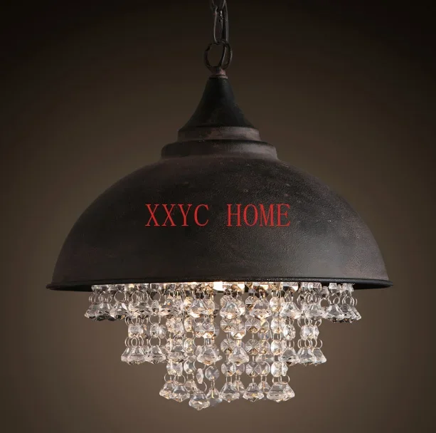 Industrial Style Crystal Chandelier Bar Coffee Restaurant Bar Loft Iron Pot Cover Decoration Pendant Lamp
Industrial Style Crystal Chandelier Bar Coffee Restaurant Bar Loft Iron Pot Cover Decoration Pendant Lamp