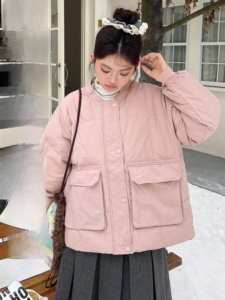 plus Size Women's Cotton Jaet Warm Fluffy Inner Winter Clothes Unique Sli Thi Outerwear Long Sve round Ne Coat
plus Size Women's Cotton Jaet Warm Fluffy Inner Winter Clothes Unique Sli Thi Outerwear Long Sve round Ne Coat