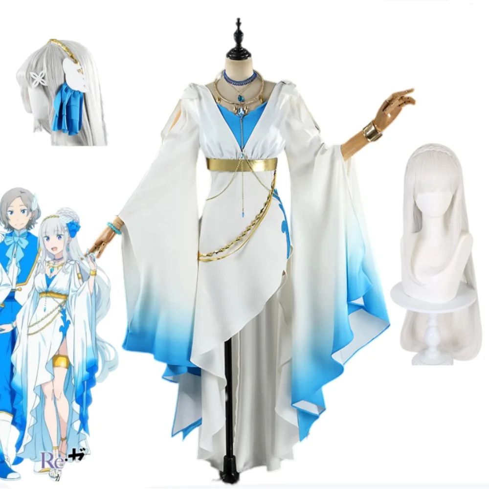 Re Zero Starting Life in Another World Emilia Cosplay Costume Anime Role Play Outfit Comic Con Halloween Stage Performance Wear
Re Zero Starting Life in Another World Emilia Cosplay Costume Anime Role Play Outfit Comic Con Halloween Stage Performance Wear