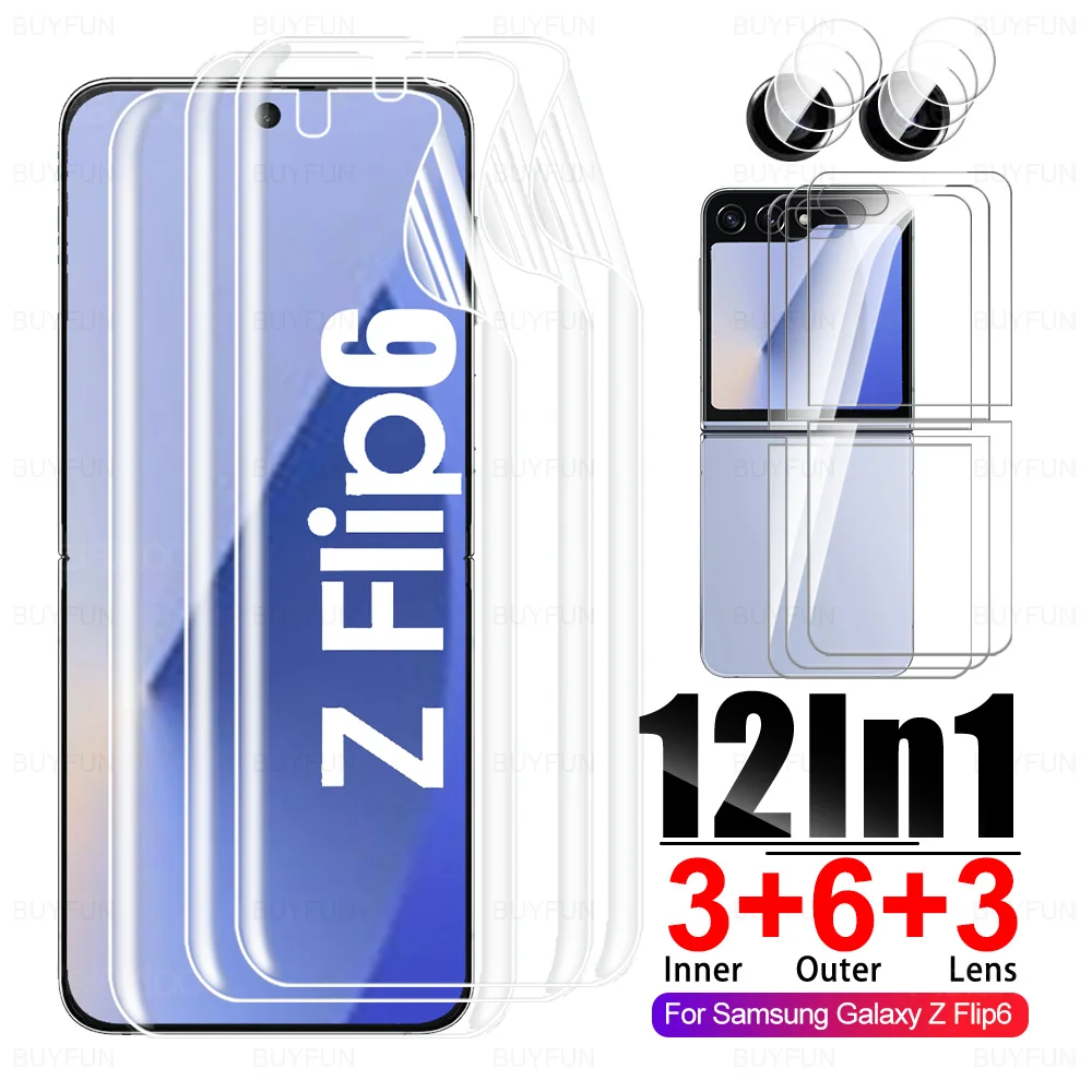 Передняя Гидрогелевая пленка для камеры 12 в 1, для Samsung Galaxy Z, Flip6, задняя защитная пленка для ZFlip6, ZFlip 6 Flip 6 2024
Передняя Гидрогелевая пленка для камеры 12 в 1, для Samsung Galaxy Z, Flip6, задняя защитная пленка для ZFlip6, ZFlip 6 Flip 6 2024