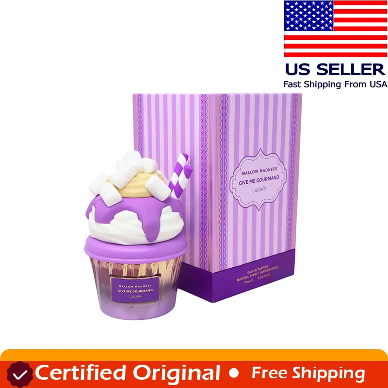 Lattafa Mallow Madness Eau De Parfum Give Me Gourmand Collection 75ml Long-lasting Cologne Persistence Arabian Portable Natural
Lattafa Mallow Madness Eau De Parfum Give Me Gourmand Collection 75ml Long-lasting Cologne Persistence Arabian Portable Natural