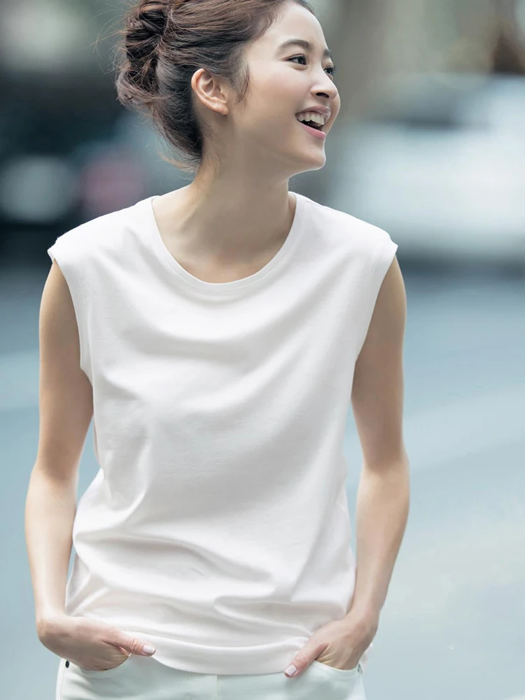 Summer 2023 Women's round Ne Svel T-irt Casual Commute Sle Loose Fit Slimming White Pure Cotton Vest
Summer 2023 Women's round Ne Svel T-irt Casual Commute Sle Loose Fit Slimming White Pure Cotton Vest