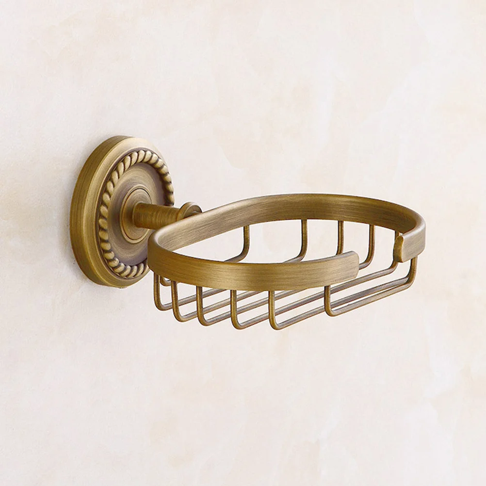 Drainable Solid Brass Soap Tray Retro Pattern Wall Mounted Bathroom Accessory Corrosion Resistant Soap Shelf for Home Decor
Drainable Solid Brass Soap Tray Retro Pattern Wall Mounted Bathroom Accessory Corrosion Resistant Soap Shelf for Home Decor