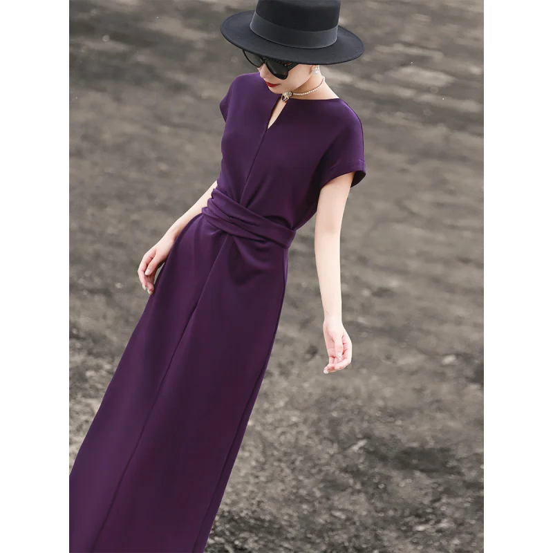 MEXCOCO 2026Summer new style elegant and sophisticated commuter short-sleeve waist-tied dress
MEXCOCO 2026Summer new style elegant and sophisticated commuter short-sleeve waist-tied dress