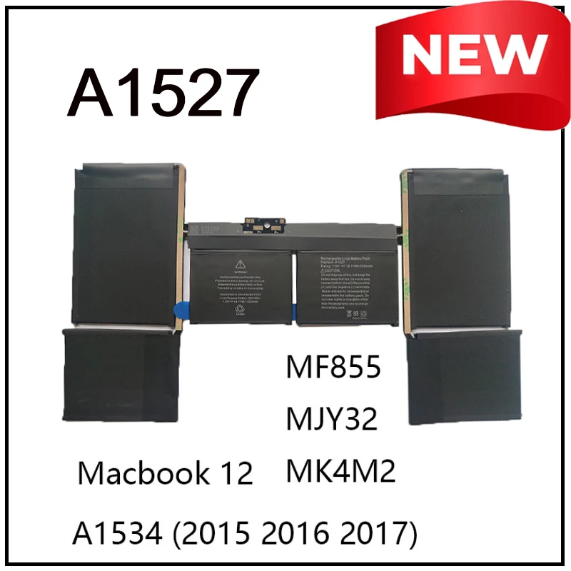 A1527 A1705 Replacement Li-ion Laptop Battery for Apple MacBook 12inch A1534 A1527 A1705 MF855 12 "A1534 2015 2016 2017 MJY32
A1527 A1705 Replacement Li-ion Laptop Battery for Apple MacBook 12inch A1534 A1527 A1705 MF855 12 "A1534 2015 2016 2017 MJY32