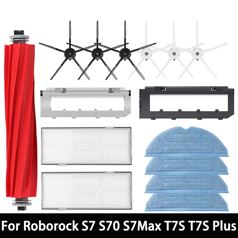 Roborock S7 S70 S75 S7Max S7 maxv ultra T7S Plus S7 pro ultra Accessories Main Brush Hepa Filter Mops Robot Vacuum Cleaner Parts
Roborock S7 S70 S75 S7Max S7 maxv ultra T7S Plus S7 pro ultra Accessories Main Brush Hepa Filter Mops Robot Vacuum Cleaner Parts