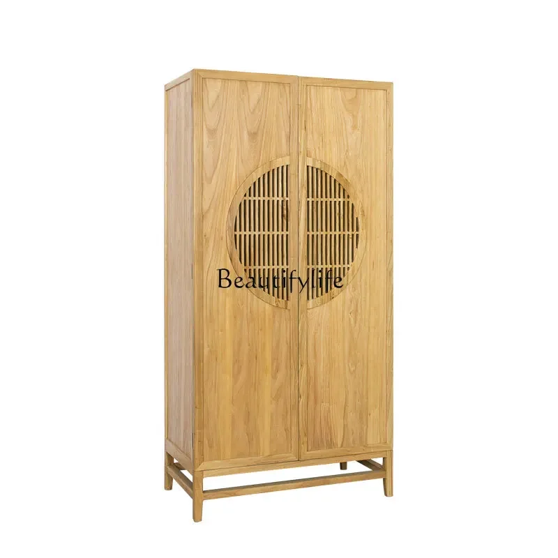 LD33New Chinese Old Elm Clothes Closet Zen Simple Modern Solid Wood Bedroom Locker
LD33New Chinese Old Elm Clothes Closet Zen Simple Modern Solid Wood Bedroom Locker