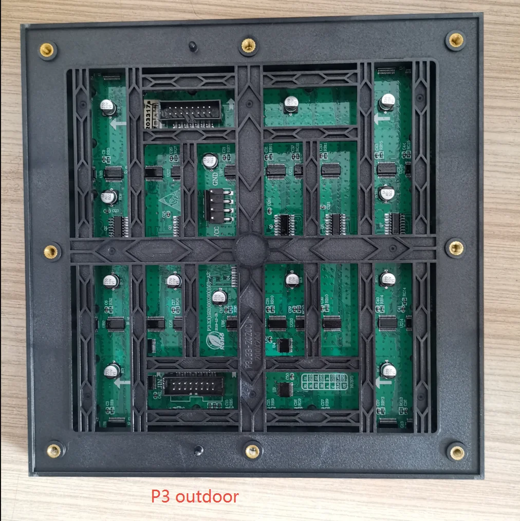 Модуль наружного светодиодного дисплея P3 192 × 192 мм 1/32 сканирования SMD RGB 64 × 64 пикселей полноцветная светодиодная панель
Модуль наружного светодиодного дисплея P3 192 × 192 мм 1/32 сканирования SMD RGB 64 × 64 пикселей полноцветная светодиодная панель