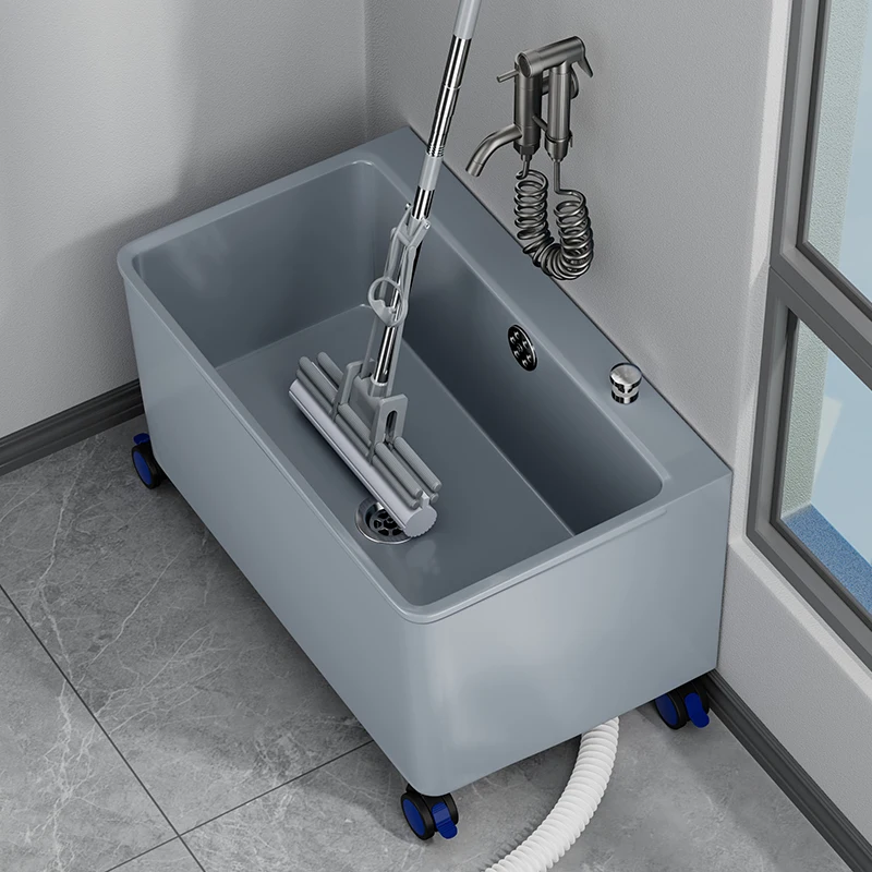 Mop Household Balcony Movable Washing Mop Floor Basin Toilet Floor to Mop Pool Sink Plastic Pool
Mop Household Balcony Movable Washing Mop Floor Basin Toilet Floor to Mop Pool Sink Plastic Pool