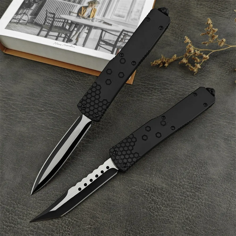 AU TO Hunter Tool Knife 440C Steel Blade Zinc Alloy Handle Self Defense Camping Outdoor Knives Survival Tactical Pocket Knifes
AU TO Hunter Tool Knife 440C Steel Blade Zinc Alloy Handle Self Defense Camping Outdoor Knives Survival Tactical Pocket Knifes