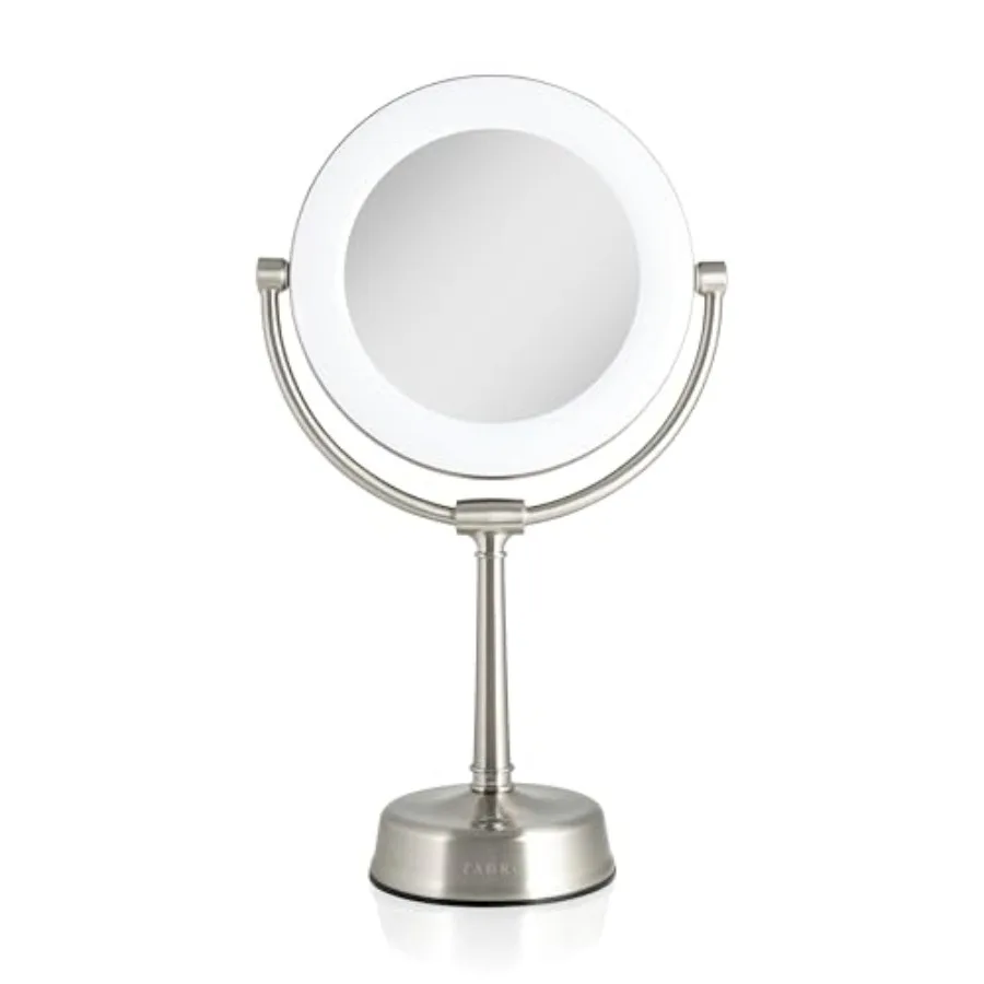 Lexington LED Lighted Makeup Mirror with Magnification Two-Sided Swivel Mirror with Lights for Makeup Desk Vanity 10X/1X, 12" W
Lexington LED Lighted Makeup Mirror with Magnification Two-Sided Swivel Mirror with Lights for Makeup Desk Vanity 10X/1X, 12" W