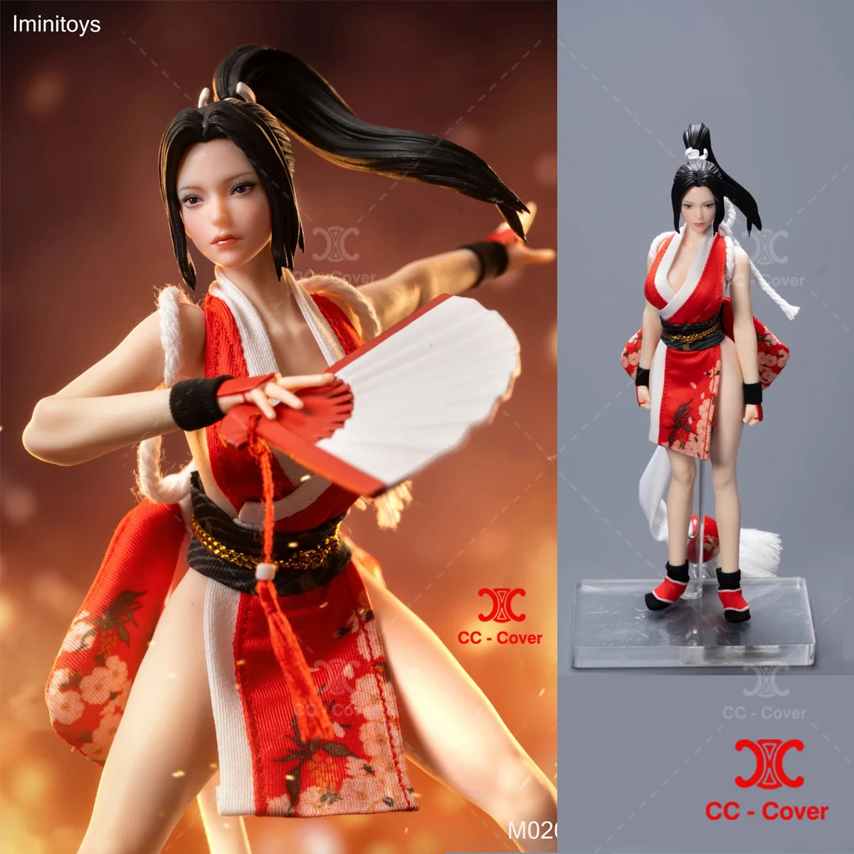 Iminitoys M026 1/12 Mai Shiranui Full Set Fully Coated Body Movable Doll 6'' Female Action Figure Model Toys For Collection
Iminitoys M026 1/12 Mai Shiranui Full Set Fully Coated Body Movable Doll 6'' Female Action Figure Model Toys For Collection