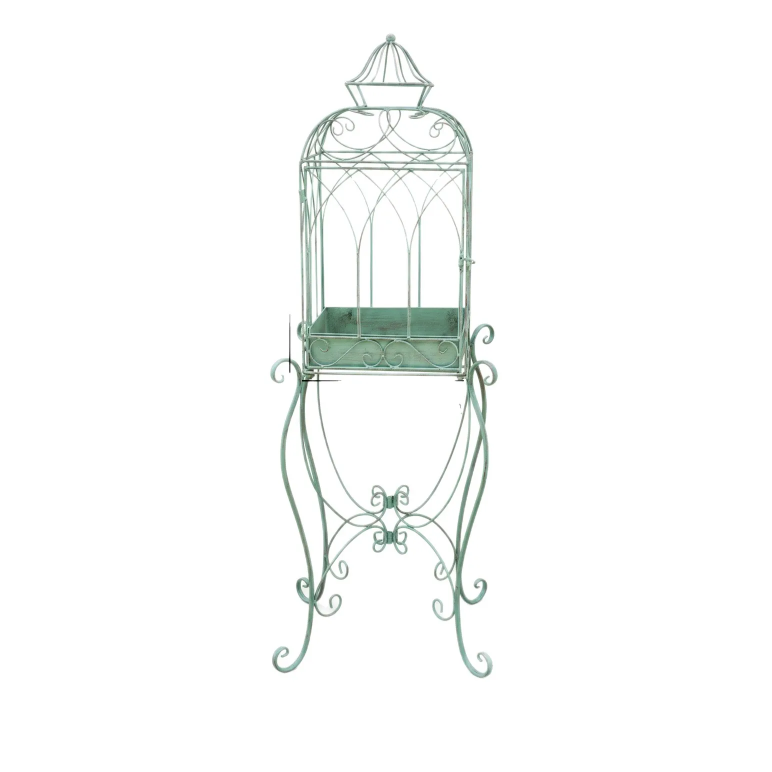 LH retro wrought iron flower stand removable balcony multi-functional storage table
LH retro wrought iron flower stand removable balcony multi-functional storage table