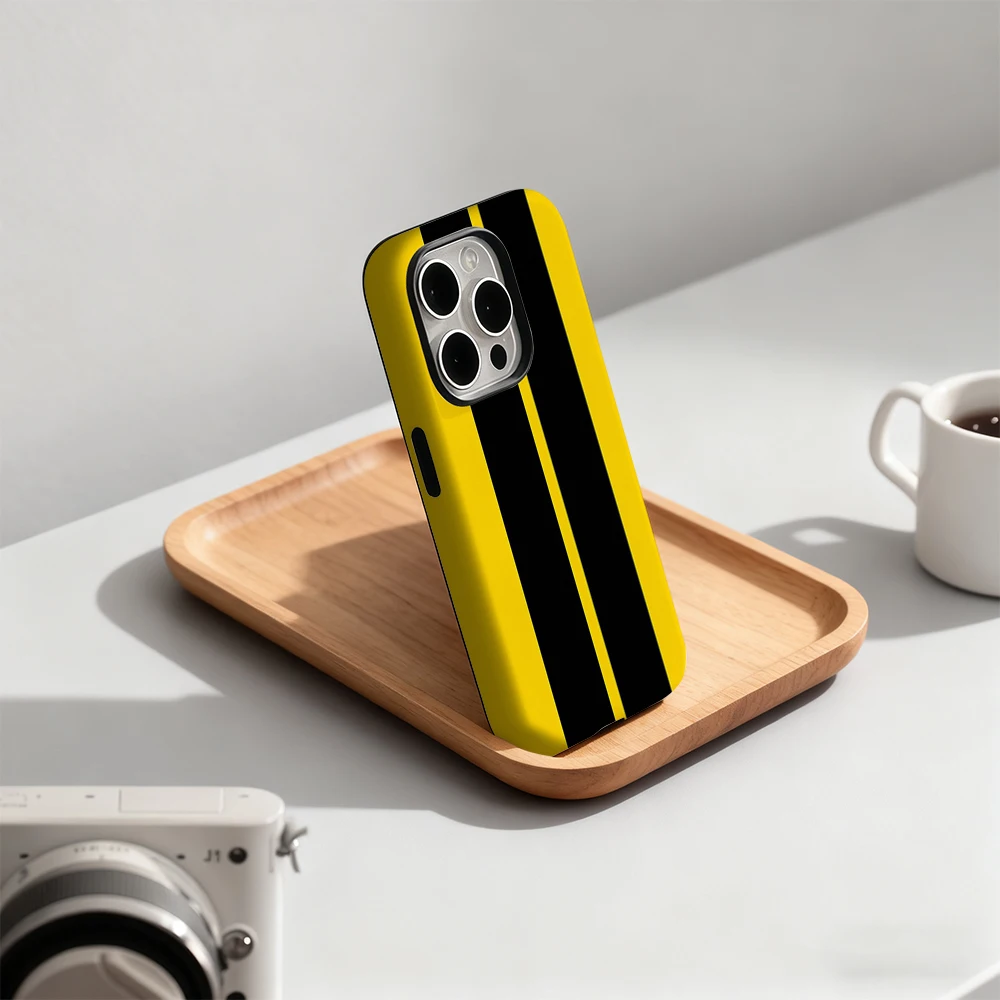 Luxury Yellow Black Vertical Stripes Phone Case for iPhone 17 16 15 14 13 12 11 Pro Max Air Plus Luxury Double-layer Back Cover
Luxury Yellow Black Vertical Stripes Phone Case for iPhone 17 16 15 14 13 12 11 Pro Max Air Plus Luxury Double-layer Back Cover