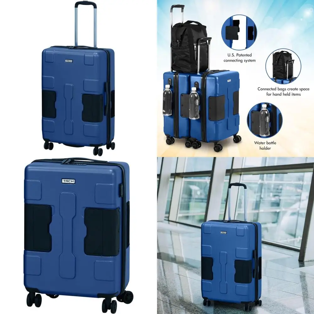 20-дюймовый спиннерный чемодан с твердым корпусом и встроенной системой подключения | Дорожная ручная кладь для эффективной мобильности
20-дюймовый спиннерный чемодан с твердым корпусом и встроенной системой подключения | Дорожная ручная кладь для эффективной мобильности