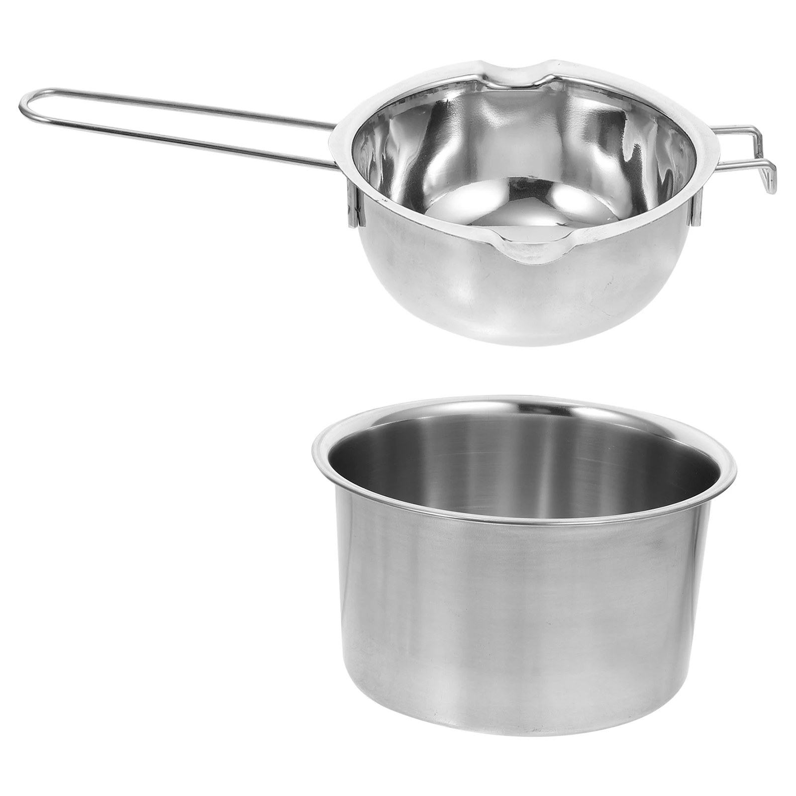 Melting Pot Wax Pot Double Boiler Stainless Steel Chocolate Cheese Fondue Kit Easy Clean Practical
Melting Pot Wax Pot Double Boiler Stainless Steel Chocolate Cheese Fondue Kit Easy Clean Practical