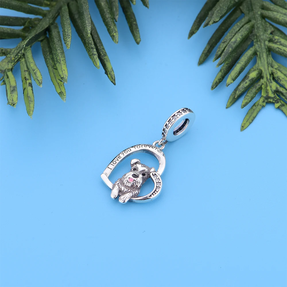 Fit Original Pan Charms Bracelet Authentic 925 Sterling Silver Schnauzer Dog Bead For Making Women Memorial Berloque 2025 DIY
Fit Original Pan Charms Bracelet Authentic 925 Sterling Silver Schnauzer Dog Bead For Making Women Memorial Berloque 2025 DIY