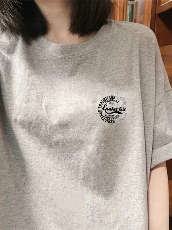 Unisex Summer Versatile Pure Cotton T-Shirt Fashionable Sun Protection Loose Fit Printed Geometric Pattern Short Sleeve round...
Unisex Summer Versatile Pure Cotton T-Shirt Fashionable Sun Protection Loose Fit Printed Geometric Pattern Short Sleeve round...