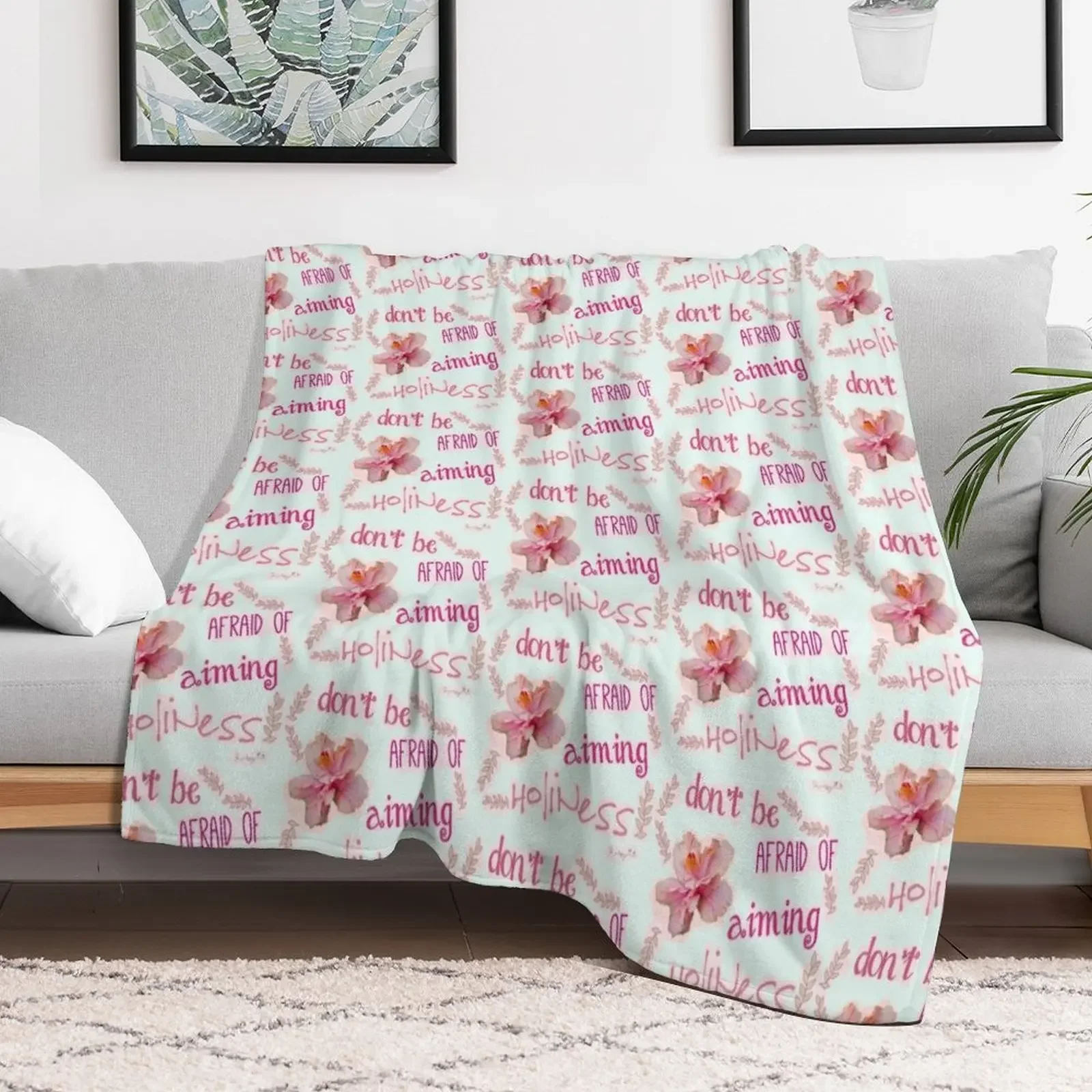 Don't be afraid of aiming Holiness | Ordinary Holiness Collection | Elle Mognet Throw Blanket Soft Plush Plaid Custom Blankets
Don't be afraid of aiming Holiness | Ordinary Holiness Collection | Elle Mognet Throw Blanket Soft Plush Plaid Custom Blankets