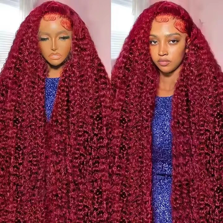 250 Плотность 99J Бордовый Вьющийся 13x6 Hd Парик Фронта Шнурка Человеческие Волосы 30 34 дюйма 13x4 Глубокая Волна Красный Цветной Парик Для Женщин
250 Плотность 99J Бордовый Вьющийся 13x6 Hd Парик Фронта Шнурка Человеческие Волосы 30 34 дюйма 13x4 Глубокая Волна Красный Цветной Парик Для Женщин