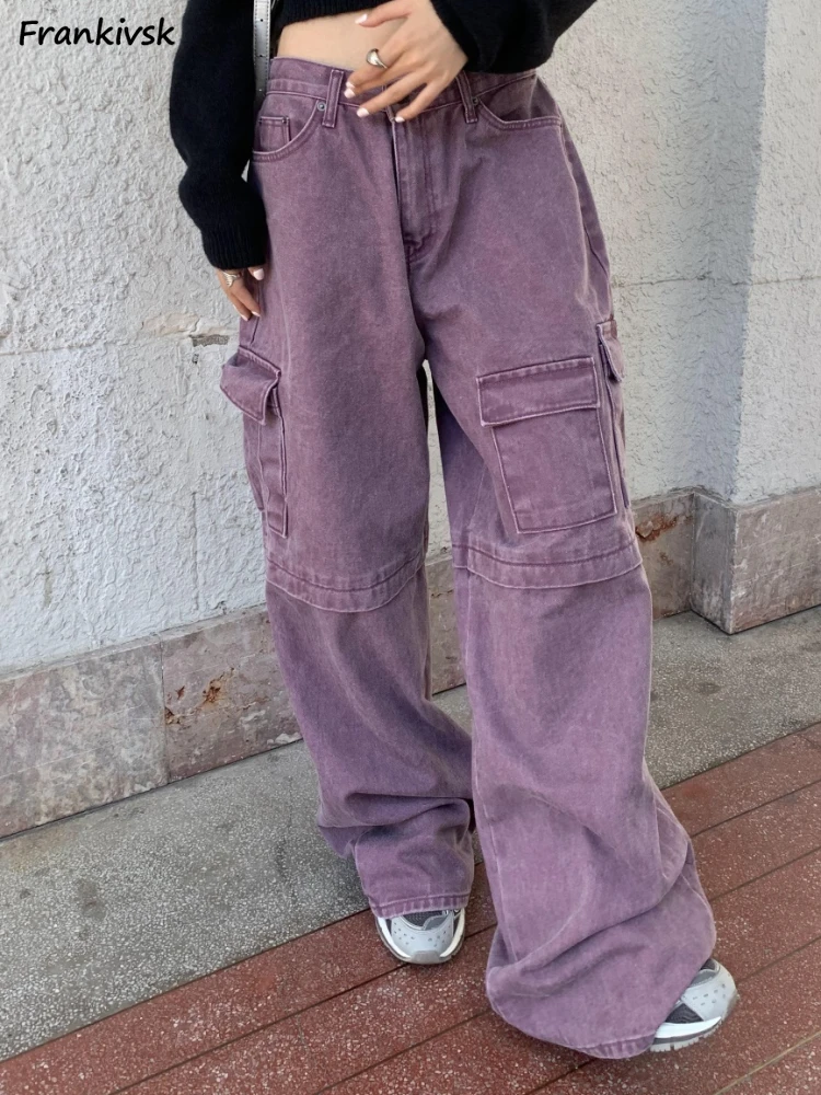 Baggy Jeans Women Summer European Style Vintage Full Length High Street Pockets Solid Simple All-match Soft Leisure Fashion Chic
Baggy Jeans Women Summer European Style Vintage Full Length High Street Pockets Solid Simple All-match Soft Leisure Fashion Chic