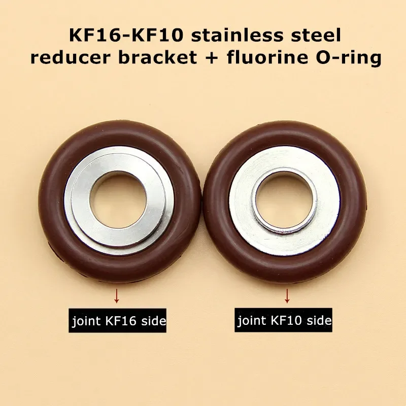 5Pcs 304 Stainless Steel KF16 to KF10 Center Bracket + Fluorine O-ring for Vacuum Flange Pipe Clamp Tri Clamp Fittings Triclamp
5Pcs 304 Stainless Steel KF16 to KF10 Center Bracket + Fluorine O-ring for Vacuum Flange Pipe Clamp Tri Clamp Fittings Triclamp
