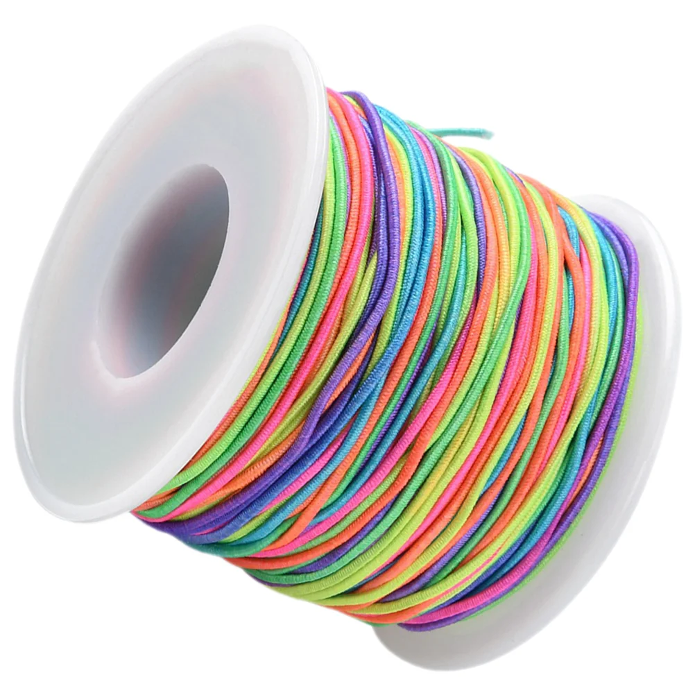 Beaded Wire 1mm Colorful Core-spun Elastic Cord DIY Jewelry Accessories Homemade Bracelet Necklace Cable Ties Polyester Cords
Beaded Wire 1mm Colorful Core-spun Elastic Cord DIY Jewelry Accessories Homemade Bracelet Necklace Cable Ties Polyester Cords