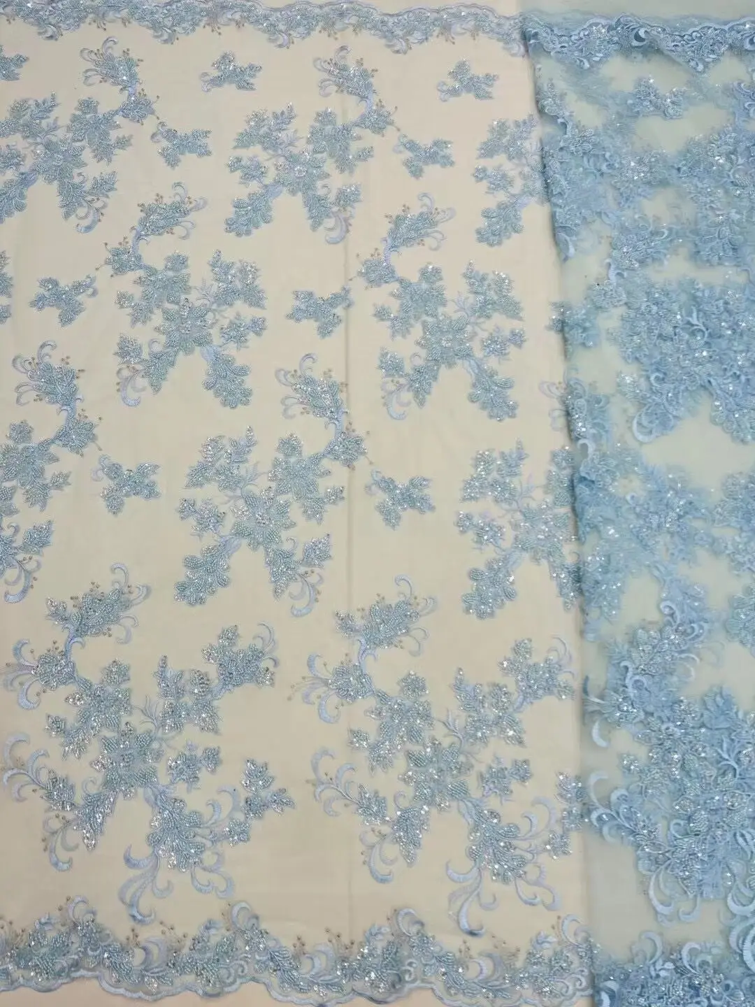 African Heavy Beaded High Quality Nigerian Sequins With L-13067518 Lace French Tulle Fabric For Party Dress
African Heavy Beaded High Quality Nigerian Sequins With L-13067518 Lace French Tulle Fabric For Party Dress