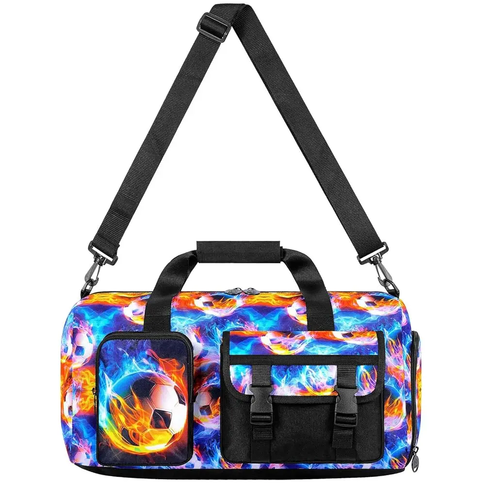 Free ShippingSoccer Duffle Bag for Boys, Kids Flame Water-Resistant Travel & Weekender Bag with Shoe Compartment for Sports, Gy
Free ShippingSoccer Duffle Bag for Boys, Kids Flame Water-Resistant Travel & Weekender Bag with Shoe Compartment for Sports, Gy