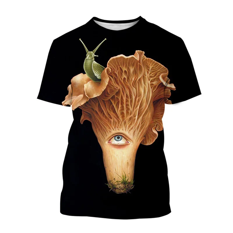Unique Design Plants Mushroom 3D Printing T-Shirt Men Round Neck Short Sleeves Casual T Shirt Summer Streetwear Tee Shirts
Unique Design Plants Mushroom 3D Printing T-Shirt Men Round Neck Short Sleeves Casual T Shirt Summer Streetwear Tee Shirts