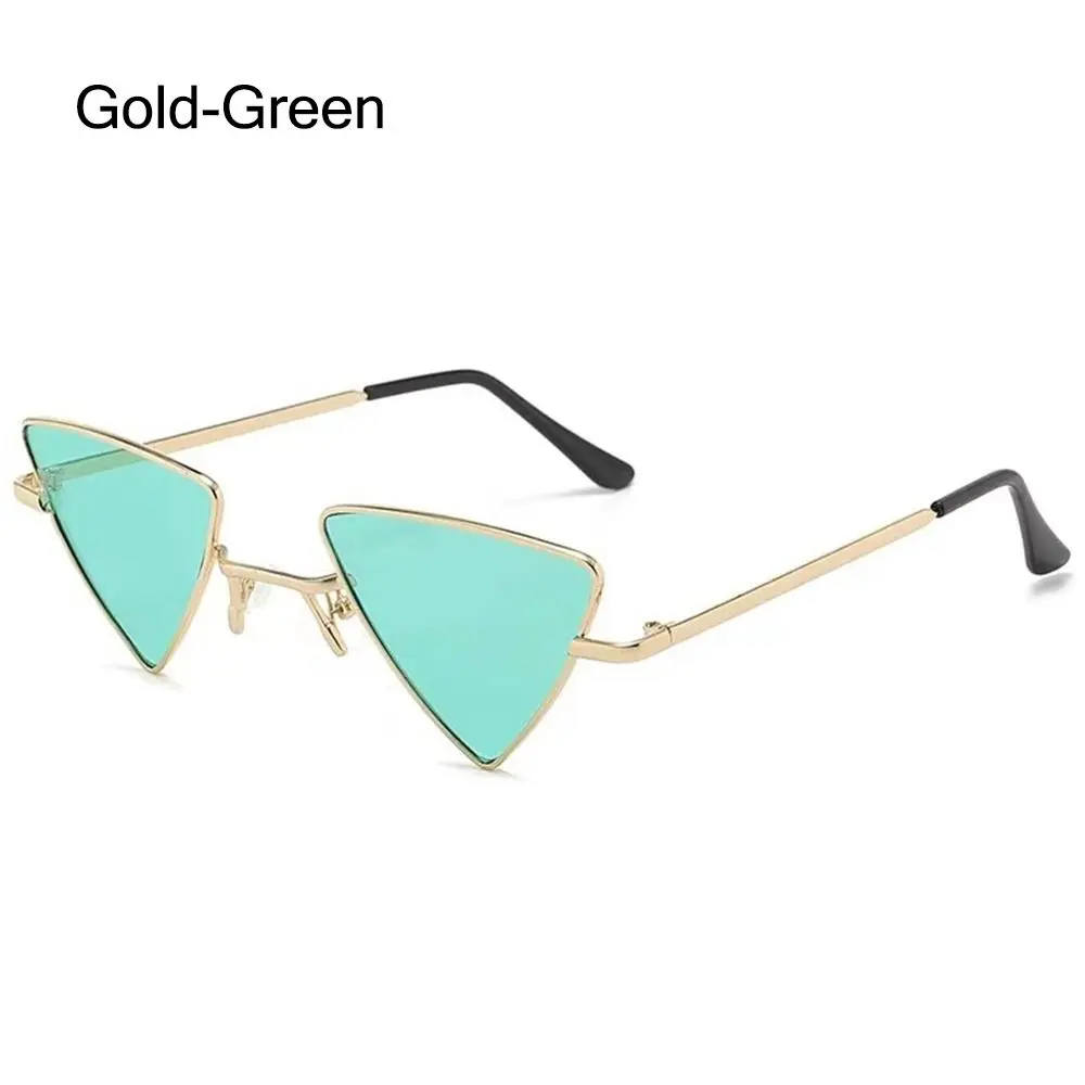 Triangular Small Hippie Sunglasses Metal Frame Tinted Colorful Lens Punk Shades UV400 Protection Eyeglasses
Triangular Small Hippie Sunglasses Metal Frame Tinted Colorful Lens Punk Shades UV400 Protection Eyeglasses