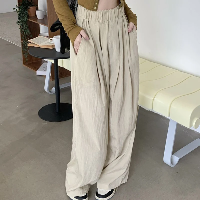 Y2K Casual Wide Leg Pants Women Summer Fashion Loose High Waist Straight Trousers Korean Streetwear Solid Ladies Pocket Pants
Y2K Casual Wide Leg Pants Women Summer Fashion Loose High Waist Straight Trousers Korean Streetwear Solid Ladies Pocket Pants