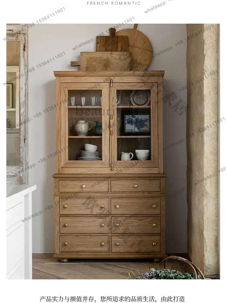 yj7 Французская обеденная сторона из цельного дерева со стеклянной дверью, винный шкаф, американская настенная стойка для гостиной, бытовой высокий шкаф
yj7 Французская обеденная сторона из цельного дерева со стеклянной дверью, винный шкаф, американская настенная стойка для гостиной, бытовой высокий шкаф