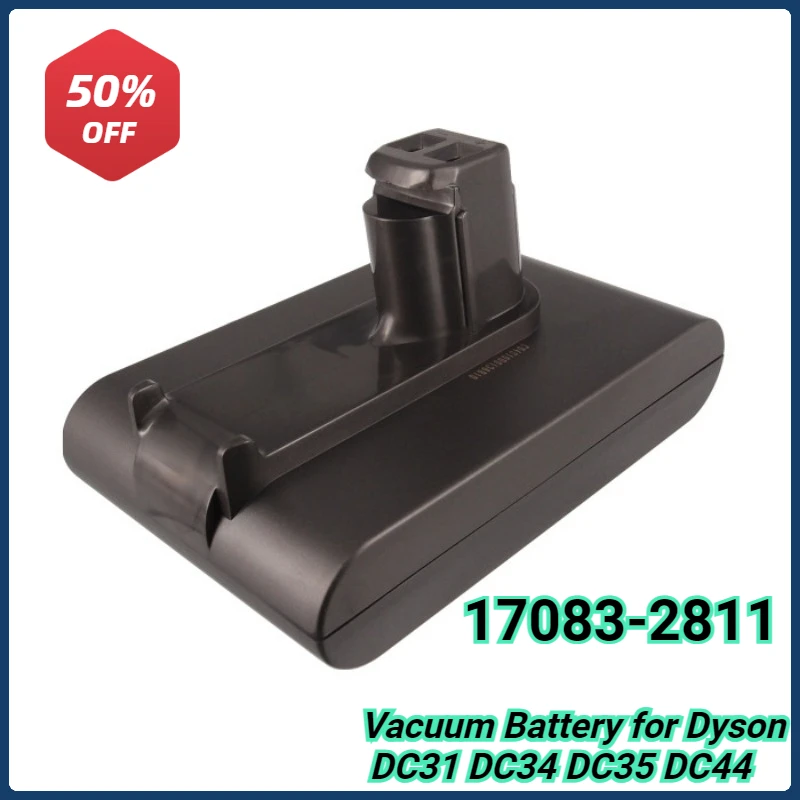 Vacuum Battery for Dyson DC31 DC34/35/44 17083-2811 17083-3009 17083-5010 18172-01-04 18172-0201 917083-03 917083-05 1500mAh
Vacuum Battery for Dyson DC31 DC34/35/44 17083-2811 17083-3009 17083-5010 18172-01-04 18172-0201 917083-03 917083-05 1500mAh