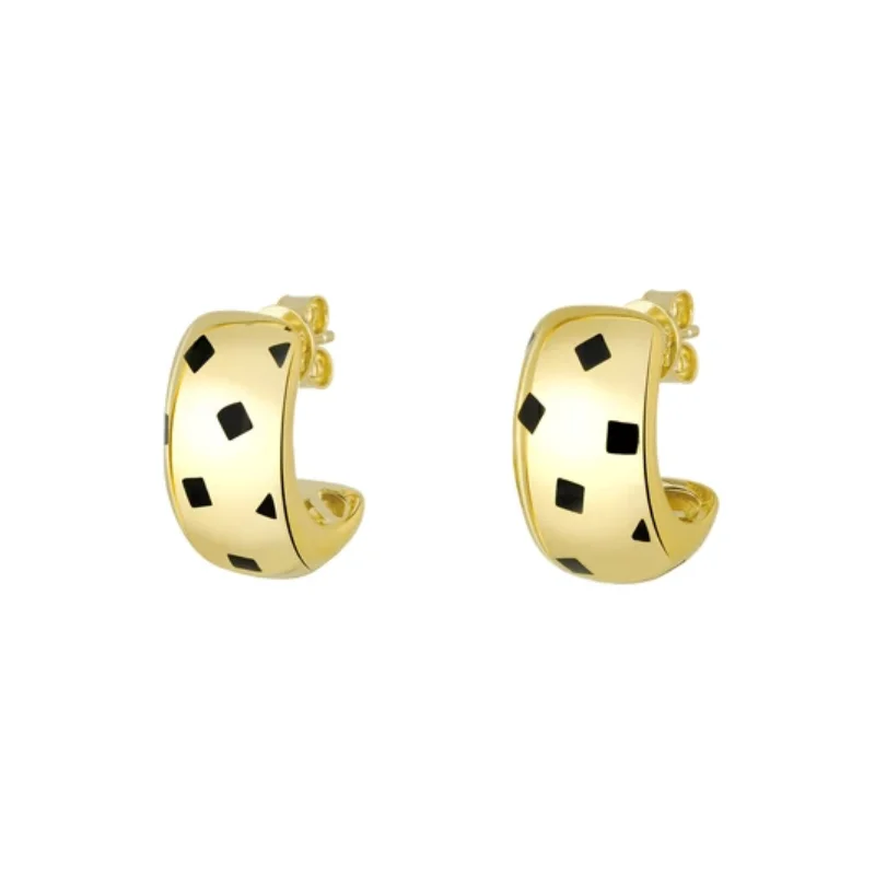 Серьги CAMEO из серебра 925 пробы с синтетическим цирконом и золотым леопардовым узором, модные ювелирные серьги
Серьги CAMEO из серебра 925 пробы с синтетическим цирконом и золотым леопардовым узором, модные ювелирные серьги