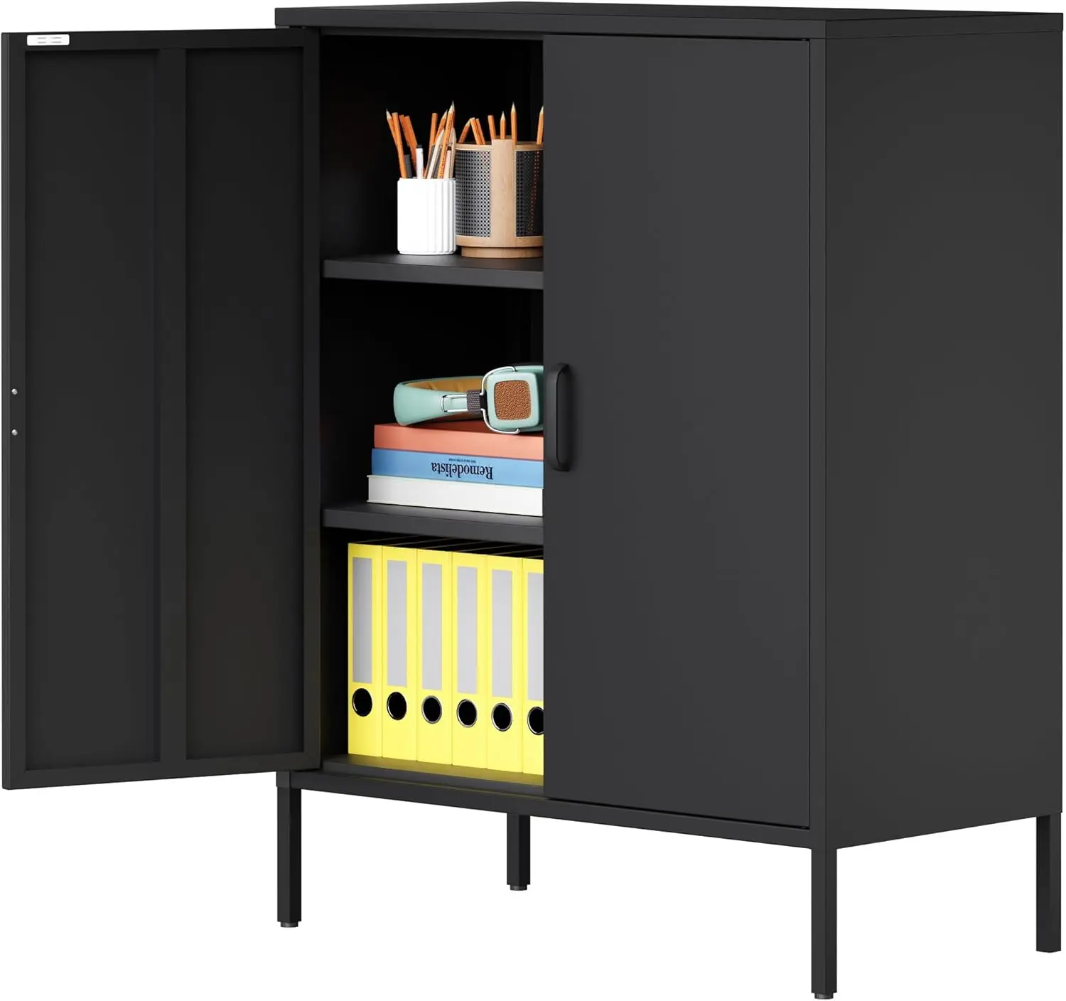 2 Door Metal Storage Cabinet with 2 Shelves, 3 Tier Garage Storage Locker Cabinet for Home, Entryway, Hallway and Office
2 Door Metal Storage Cabinet with 2 Shelves, 3 Tier Garage Storage Locker Cabinet for Home, Entryway, Hallway and Office