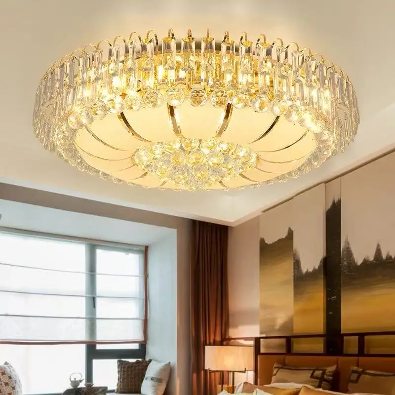 Modern Crystal Led Ceiling Lamp Luxurious Living Room Living Room Lights Bedroom Study Simple And Atmospheric Lighting Fixtures
Modern Crystal Led Ceiling Lamp Luxurious Living Room Living Room Lights Bedroom Study Simple And Atmospheric Lighting Fixtures