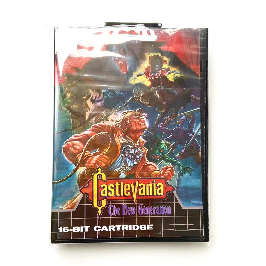 Castlevania the New Generation US Cover 16 Bit Game Cartridge Card EU JAP Shell for GENESIS MegaDrive Console With Retail Box
Castlevania the New Generation US Cover 16 Bit Game Cartridge Card EU JAP Shell for GENESIS MegaDrive Console With Retail Box