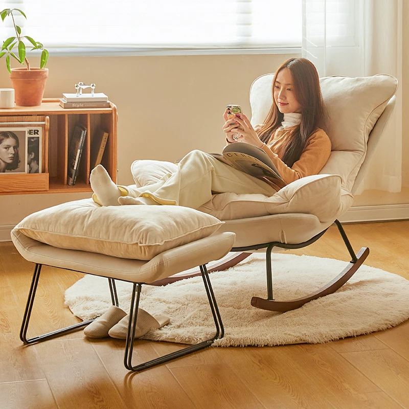 Comfortable Relax Chairs Rocking Lounge Mobile Bedroom Lazy Balcony Reading Living Room Chairs Designer Sillon Home Furniture
Comfortable Relax Chairs Rocking Lounge Mobile Bedroom Lazy Balcony Reading Living Room Chairs Designer Sillon Home Furniture